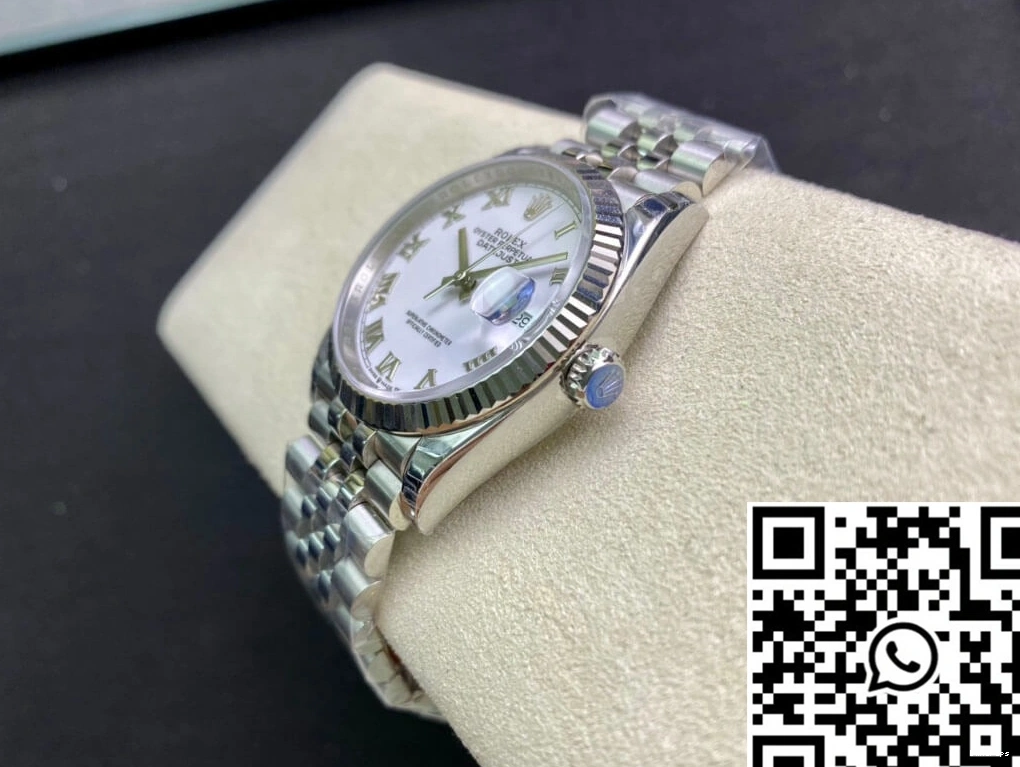 EW White Datejust Factory M126234-0025 Rolex Dial 0324